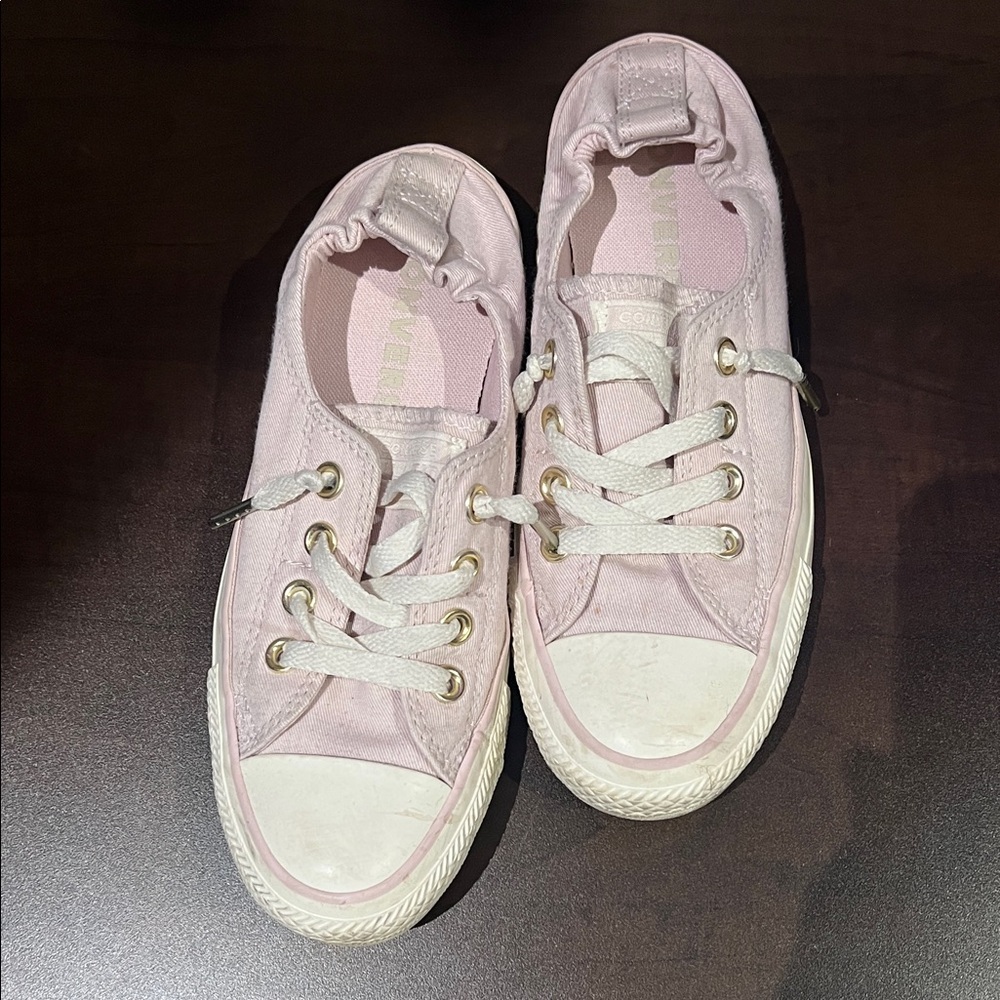 Converse Women's Light Pink Canvas Sneakers